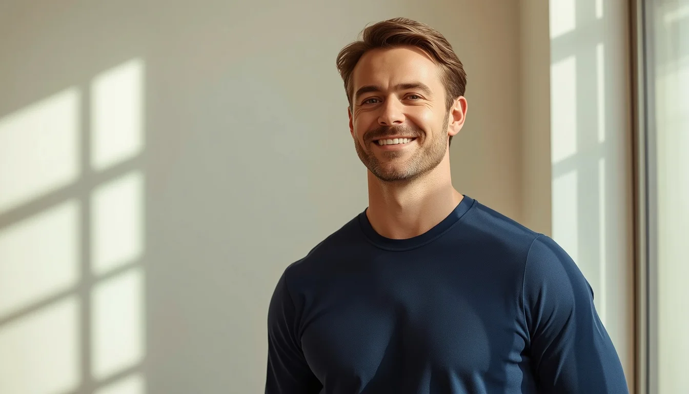 American man in his late 30s looking energized and confident representing the natural testosterone support approach for US men over 30 experiencing energy drive and focus decline. Cover image for the ProstaVive testosterone health guide reviewed at Gendrelly independent wellness portal for American men.