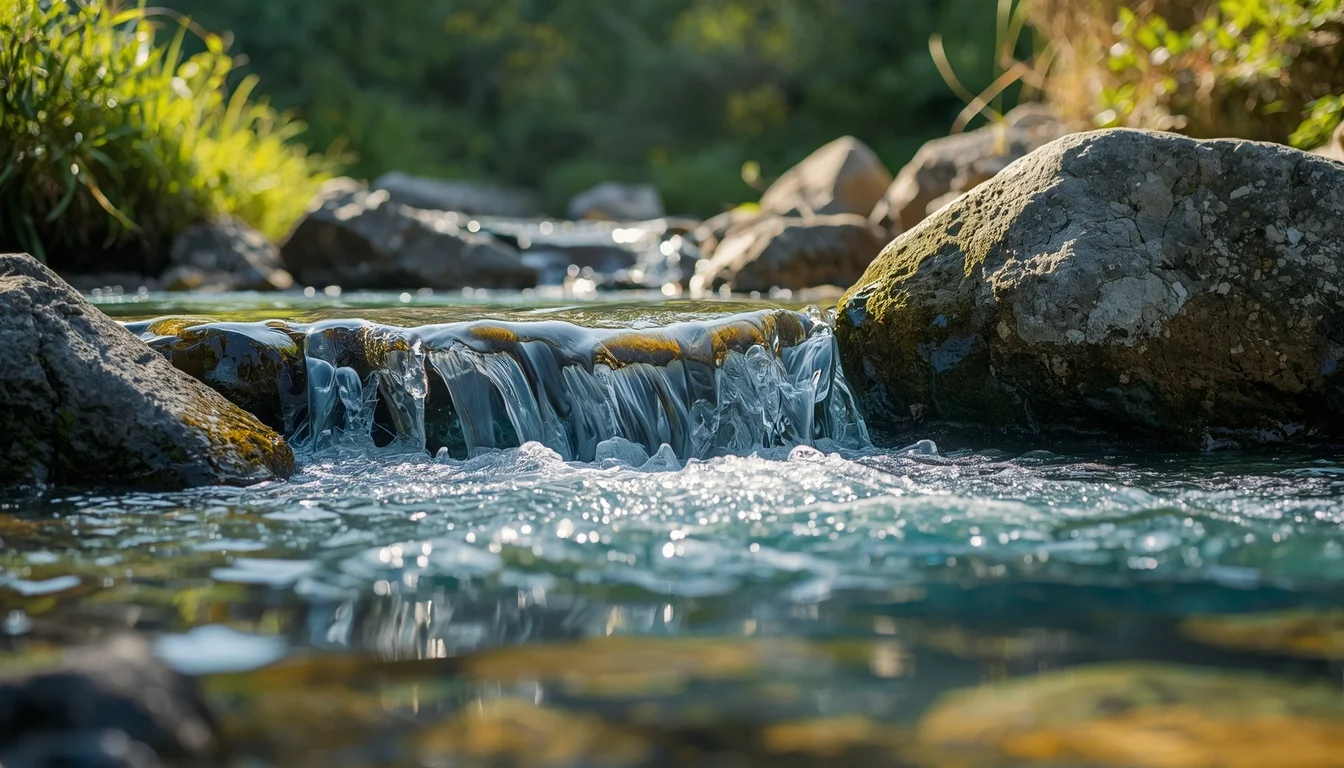 Fresh natural spring water source in a clean outdoor setting representing the spring water mineral discovery researchers associate with prostate health support in American men over 50. Reviewed at Gendrelly wellness portal for US men seeking natural prostate support.